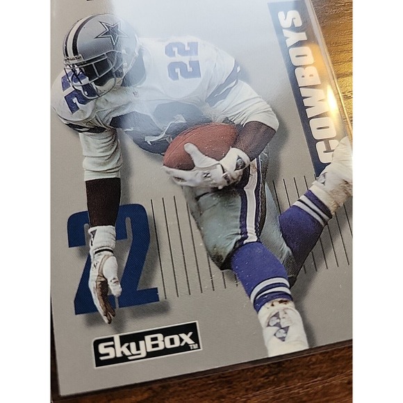 Emmitt Smith 1992 Skybox Primetime #22 - Dallas Cowboys - NFL - Freshly Opened - Picture 4 of 4